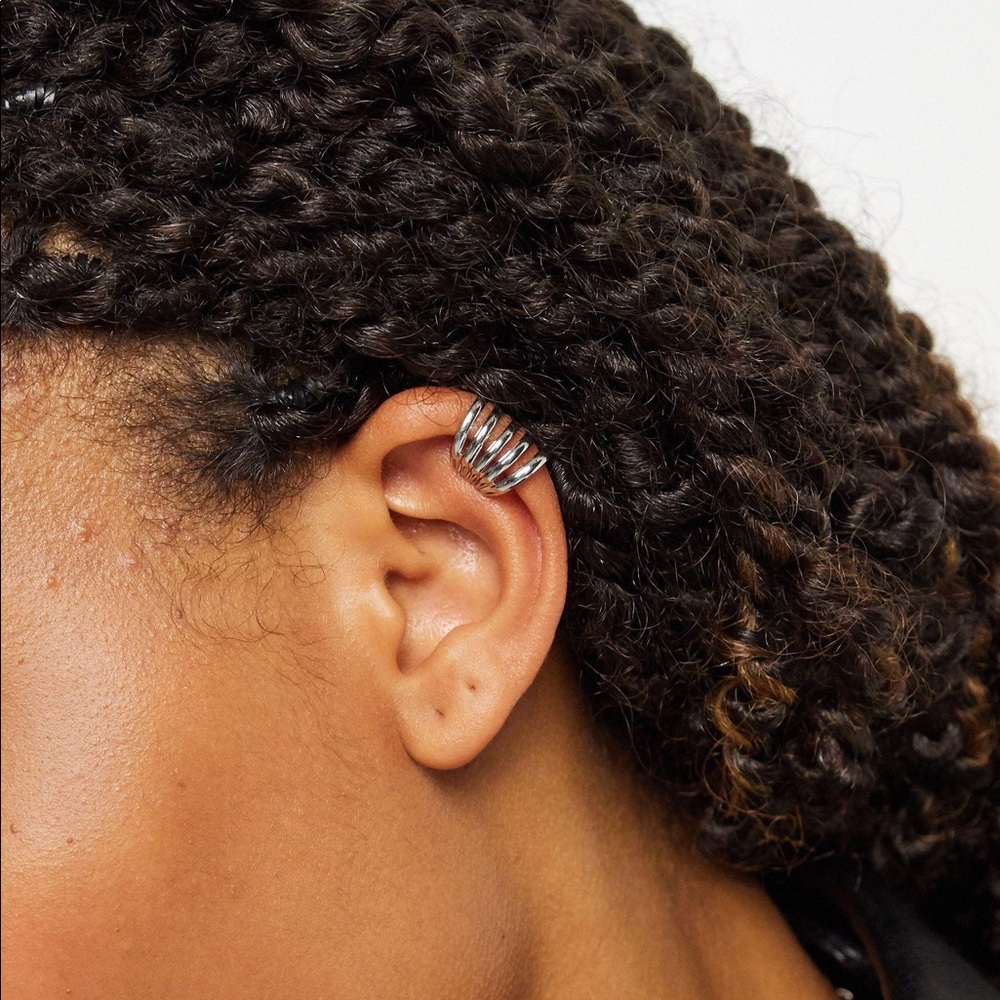Topshop Gold & Silver Ear Cuffs Set
